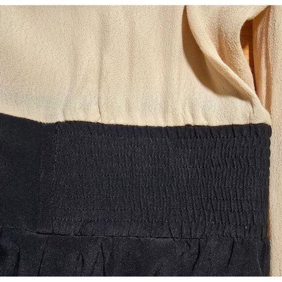 Twelfth Street Cynthia Vincent Romper M Retro Classic Old Money button Pintucked - Picture 12 of 16